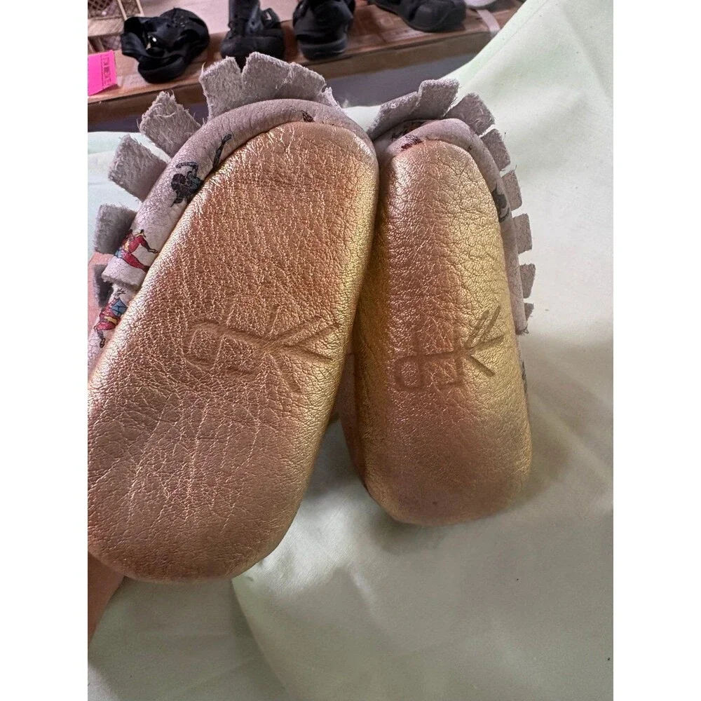 Freshly picked size 2 baby marvel moccasin shoes